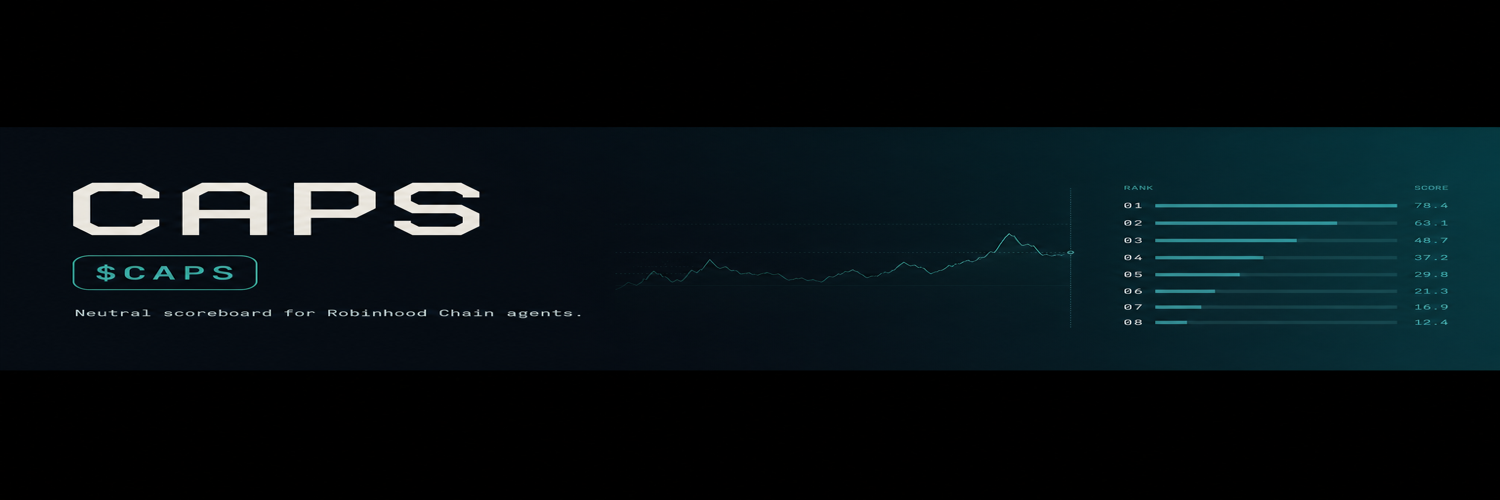 CAPS X header banner